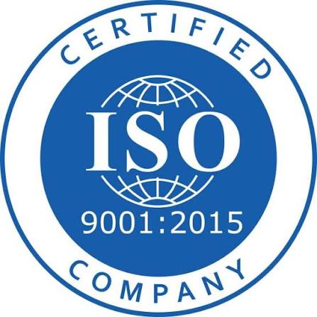 ISO 9001:2015 certified company logo